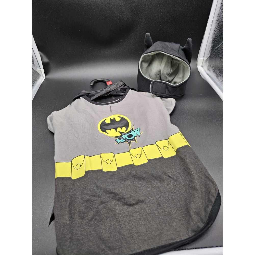 DC Comics Batman Dog Costume Medium Halloween Costume With Cape And Batman Hood